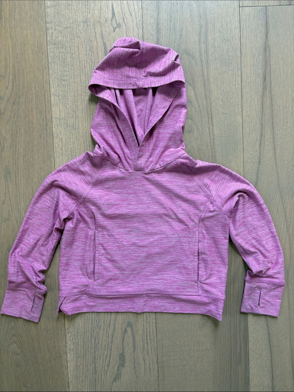 Hanna Andersson Soft Heathered Pink Pull-On Sun Shirt